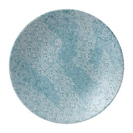 Churchill Med Tiles Deep Coupe Plates Aquamarine 279mm