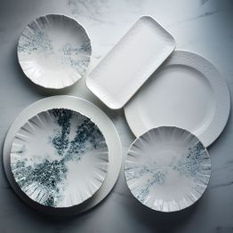 Churchill Smoke Grey Coupe Plates 237mm alternative