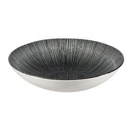 Churchill Studio Prints Agano Coupe Bowls Black 182mm