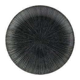Churchill Studio Prints Agano Coupe Plates Black 165mm