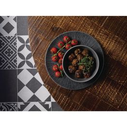 Churchill Studio Prints Agano Coupe Plates Black 288mm alternative