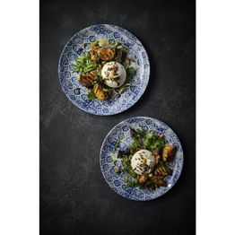 Dudson Makers Collection Porto Blue Coupe Plate 185mm alternative