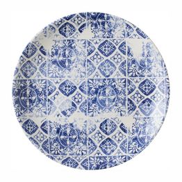 Dudson Makers Collection Porto Blue Coupe Plate 200mm