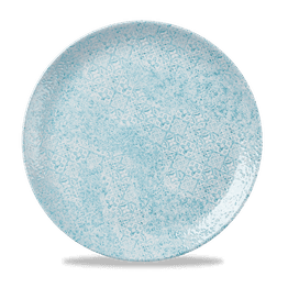 Churchill Vintage Prints Med Tiles Aquamarine Coupe Plate 288mm