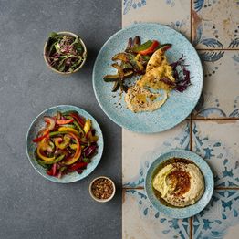 Churchill Vintage Prints Med Tiles Aquamarine Coupe Plate 288mm alternative