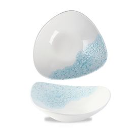 Churchill Vintage Prints Med Tiles Aquamarine Triangle Bowl 185mm