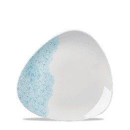 Churchill Vintage Prints Med Tiles Aquamarine Triangle Plate 192mm