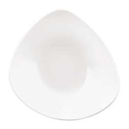 Churchill Vellum White Triangle Bowl 13oz