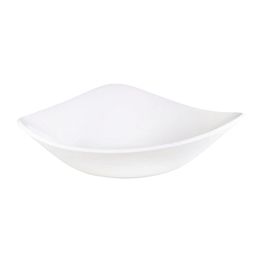 Churchill Vellum White Triangle Bowl 21oz