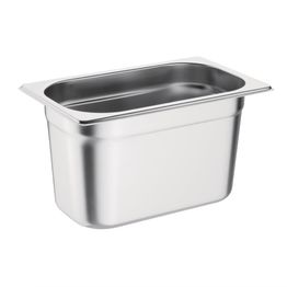 Vogue Stainless Steel 1/4 Gastronorm Tray - 150mm 4Ltr