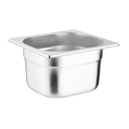 Vogue Stainless Steel 1/6 Gastronorm - 100mm 1.7Ltr