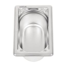 Vogue Heavy Duty Stainless Steel 1/9 Gastronorm Tray - 65mm 0.6Ltr alternative