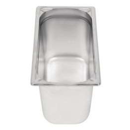 Vogue Heavy Duty Stainless Steel 1/3 Gastronorm Tray - 200mm 7.5Ltr alternative