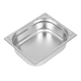 Vogue Heavy Duty Stainless Steel 1/2 Gastronorm Tray - 100mm 6.2Ltr