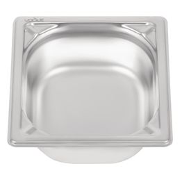 Vogue Heavy Duty Stainless Steel 1/6 Gastronorm Tray - 65mm 1Ltr alternative