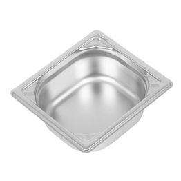 Vogue Heavy Duty Stainless Steel 1/6 Gastronorm Tray - 65mm 1Ltr