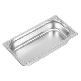 Vogue Heavy Duty Stainless Steel 1/3 Gastronorm Tray - 65mm 2.5Ltr