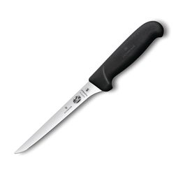 Victorinox Fibrox Curved Narrow Flexible Boning Knife Black 15cm