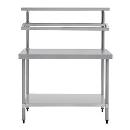 Vogue Stainless Steel Prep Station With Gantry 600(D)mm alternative