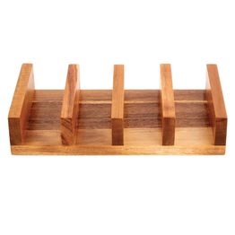 Olympia Acacia Wood Taco Stand alternative