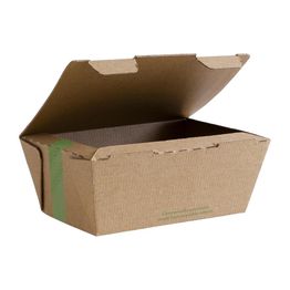 Vegware MFB-6X5 Compostable Microflute Takeaway Box 6x5"