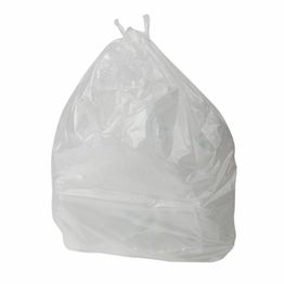 11 x 18 x 18" White Pedal Bin Liners