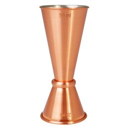 Banded Jigger Measure Copper 25-50ml