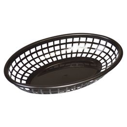 Fast Food Basket Pk 6 Black 26 X 18cm 27.3x17.6x3.5cm