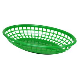 Fast Food Basket Pk 6 Green 23 X 15cm