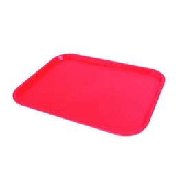 Fast Food Red Tray 26 X 34cm 13.5in X 9.75in