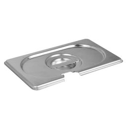 Gastronorm - 1/9 - Stainless Steel - Cover, Notched