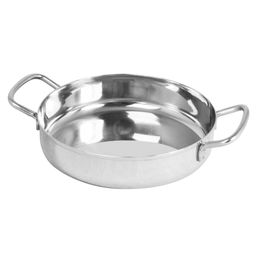 Mini Deep Pan With Handles - Stainless Steel - 15cm