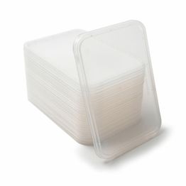 Clearly Premium 500ml Plastic Containers With Lids alternative