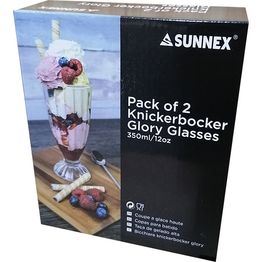 Pk 2 Knickerbockerglory Glasses 350ml/12oz