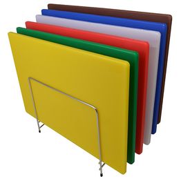 Pk Of 6 Colour Boards &amp; Rack 18inx12inx0.5in