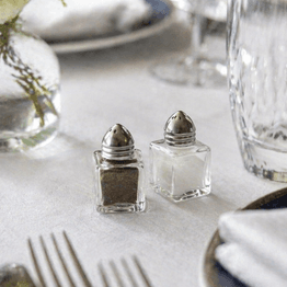 Zodiac Square Glass Salt Shaker 12 pack alternative
