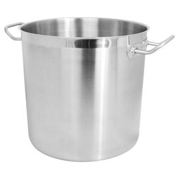 Stainless Steel Deep Stock Pot - Induction Base 30cm / 21L