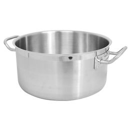 Stainless Steel High Casserole Pot - Induction Base 32cm / 12.7L