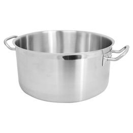 Stainless Steel High Casserole Pot - Induction Base 36cm / 18.0L