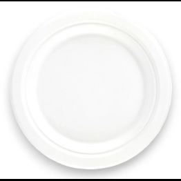 7" Bagasse Round Plate