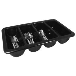 Sunnex Cutlery Tray - Black Plastic