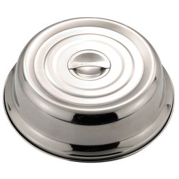 Sunnex Plate Cover Stainless Steel 26.5 X 7.5cm 10.5in X3in