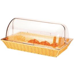 Sunnex Rectangular Basket With Polycarb Roll Top Cover