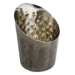 Tapered Presentation Cup - Hammered - Black