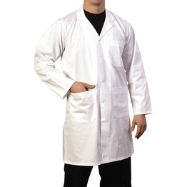 Unisex White Overall/Coat