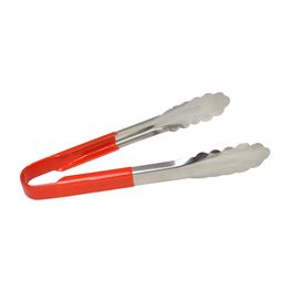 Utility Tong 23cm / 9in Red