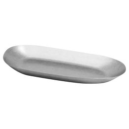 Vintage Steel Rectangular Cone-Shaped Plate 31.5cm X 15cm X 3.3cm