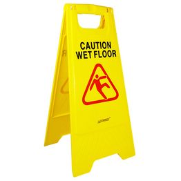 Yellow Safety Signs Caution Wet Floor 3pk