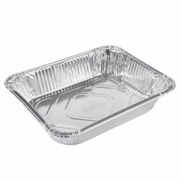 Rolled Edge 1/2 Gastro Rectangular Foil Container