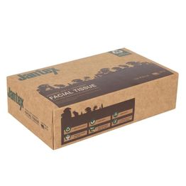 Jantex Green 100% Recycled Facial Tissues 100 Sheets alternative